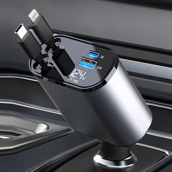 4 in 1 Retractable Charger