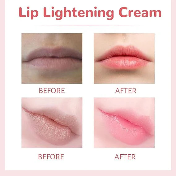 Lip whitening cream moisturizing and pinkish look