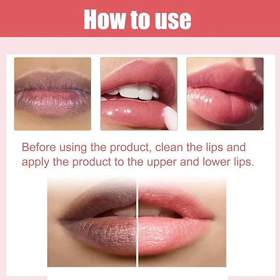 Lip whitening cream moisturizing and pinkish look